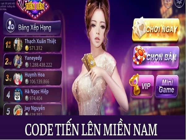 Cách nhận mã code tiến lên miền Nam Zingplay