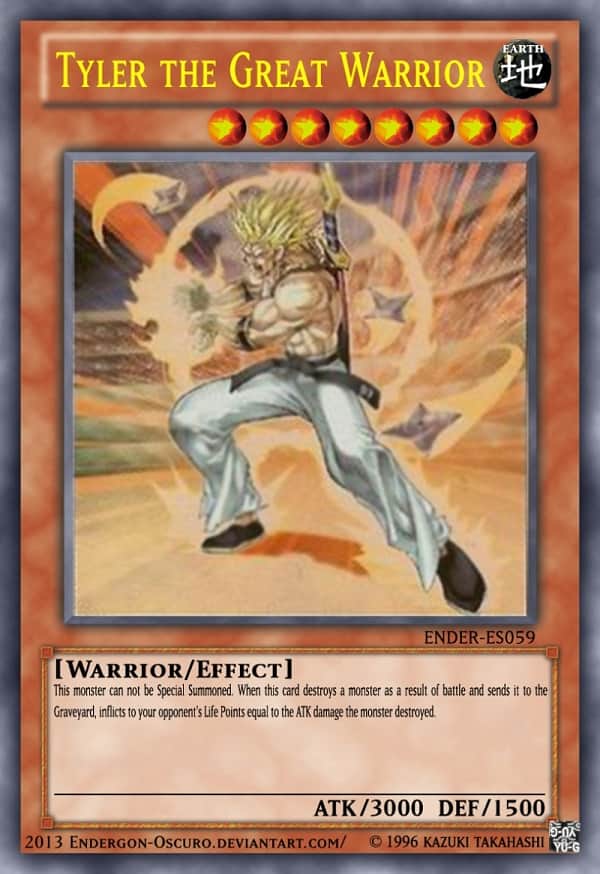 Lá bài Yugioh đắt nhất : Tyler the Great Warrior