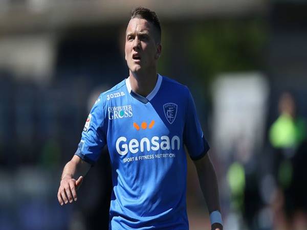 Zielinski trong màu áo CLB Empoli